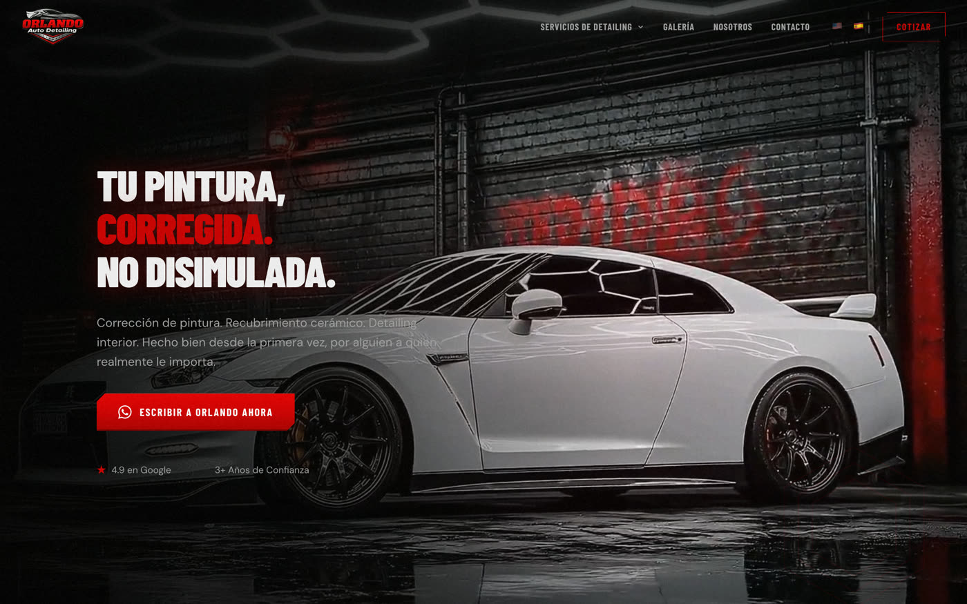 Página de Orlando Auto Detailing